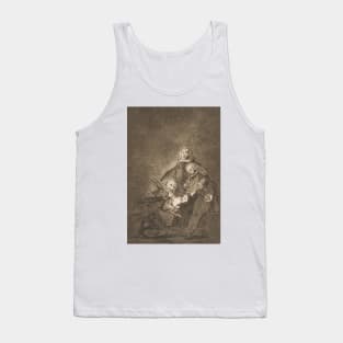 How They Pluck Her! by Francisco Goya Tank Top